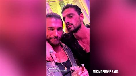 Michele Morrone and Can Yaman at D&G After.